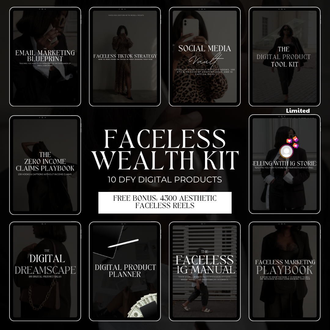 Faceless Wealth Kit (w.Resell Rights)