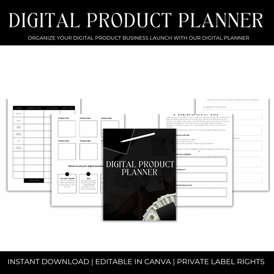 Digital Product Planner (w/ Resell Rights)